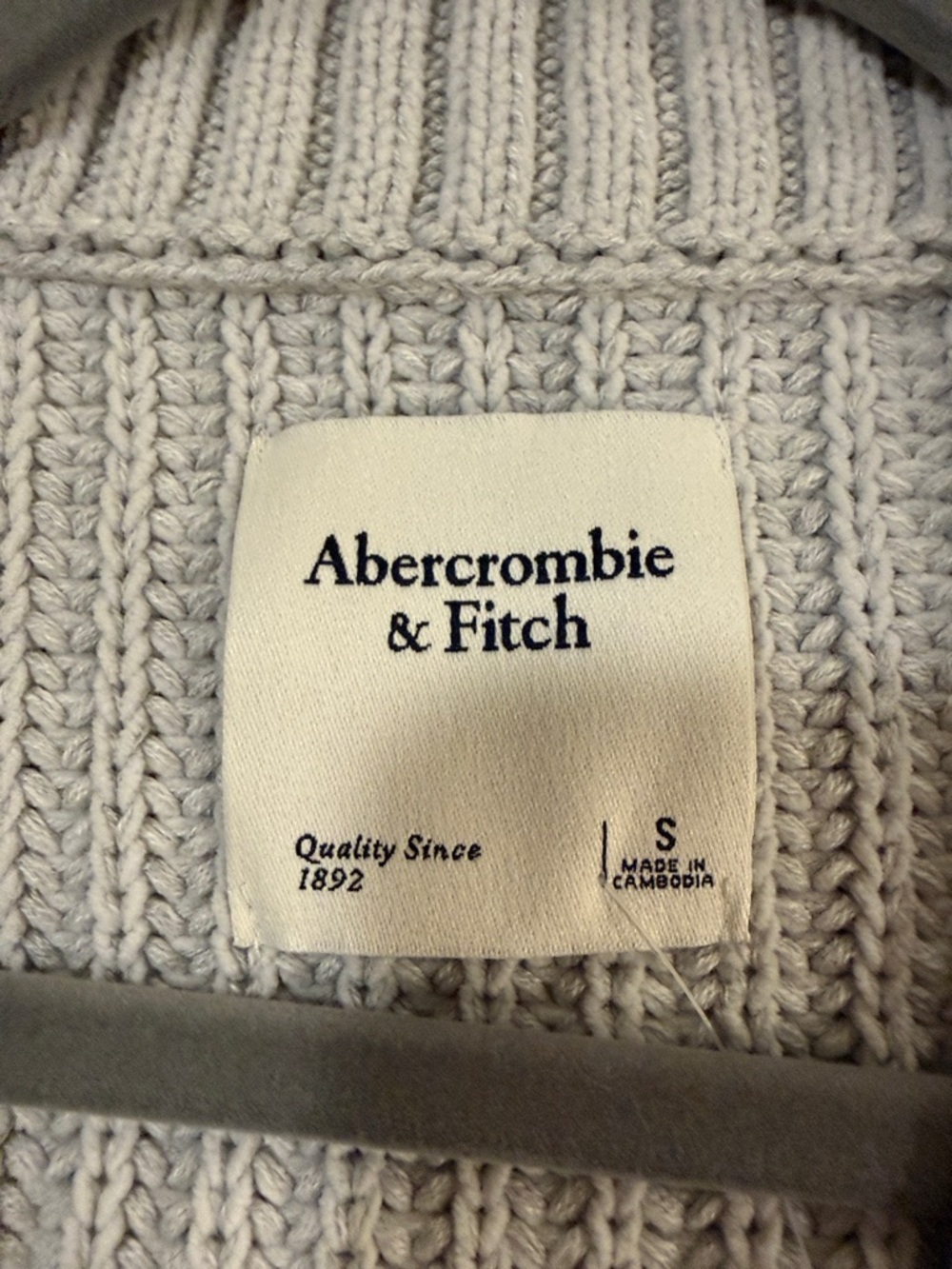 Abercrombie & Fitch Cameron Seed Stitch Cardigan - Picture 4 of 8